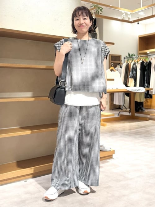 BEARDSLEY ブラウス シャツ 綿ワッシャーベスト 現行品 BEARDSLEY ブラウス シャツ 綿ワッシャーベスト レディース