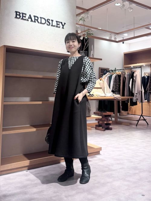 BEARDSLEY ビアズリーシーズンレス ジャンバースカート BEARDSLEY（ビアズリー）の「〈シーズンレス〉ジャンパースカート