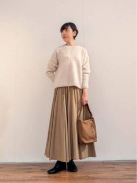 「BEARDSLEY（ビアズリー）のアイテム」を使った、BEARDSLEYさん（レディース・164cm）の秋コーディネート