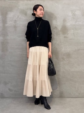 「BEARDSLEY（ビアズリー）のアイテム」を使った、BEARDSLEYさん（レディース・164cm）の冬コーディネート