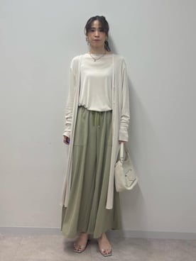 「LIVETART（リヴェタート）のアイテム」を使った、BEARDSLEYさん（レディース・160cm）の春コーディネート