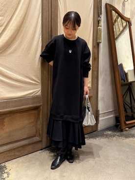 「アイテム（ワンピース/ドレス）」を使った、BEARDSLEYさん（レディース・149cm）の冬コーディネート