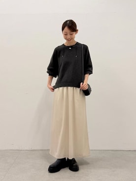 「BEARDSLEY（ビアズリー）のアイテム」を使った、BEARDSLEYさん（レディース・154cm）の夏コーディネート