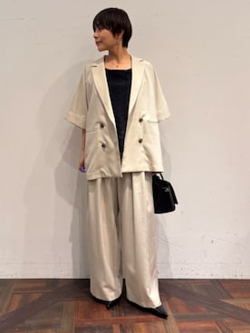 BEARDSLEYさん（レディース・159cm）の春コーディネート