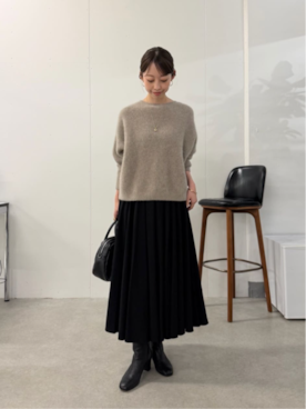 「BEARDSLEY（ビアズリー）のアイテム」を使った、BEARDSLEYさん（レディース・154cm）の秋コーディネート