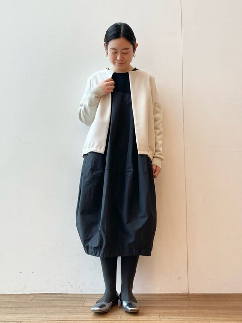 BEARDSLEY袖ニットハオリ ネイビー