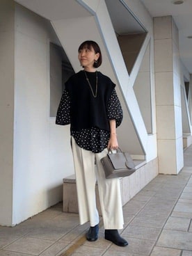 「BEARDSLEY（ビアズリー）のアイテム」を使った、BEARDSLEYさん（レディース・164cm）の冬コーディネート