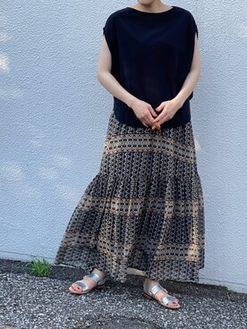 BEARDSLEYさん(レディース・162cm)の夏コーディネート