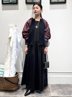 「アイテム（ブルゾン）」を使った、BEARDSLEYさん（レディース・157cm）の夏コーディネート