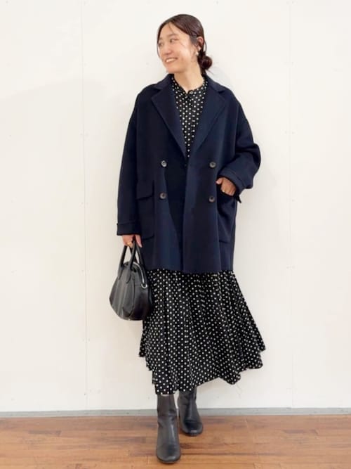 BEARDSLEY ドットギャザーワンピース BEARDSLEY｜ドットギャザーワンピース | Rakuten Fashion(楽天