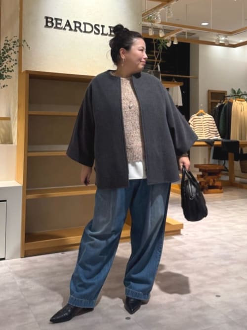 フルカワコラボ ルーズタックデニム（デニムパンツ）｜BEARDSLEY