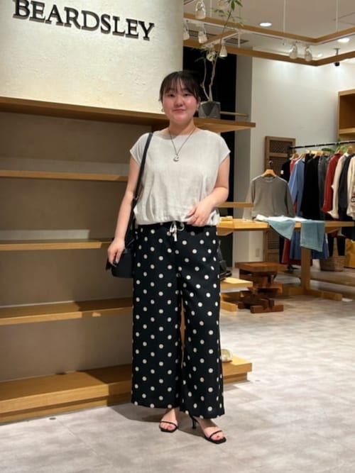 パーリーゲイツ　京都プリント　ブラックドット柄プリント　パンツサイズ5 PEARLY GATES ロゴプリント パンツ サイズ1 【公式通販】