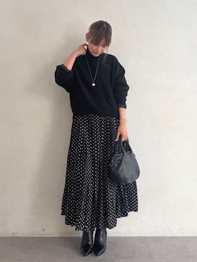 「アイテム（ワンピース/ドレス）」を使った、BEARDSLEYさん（レディース・158cm）の秋コーディネート