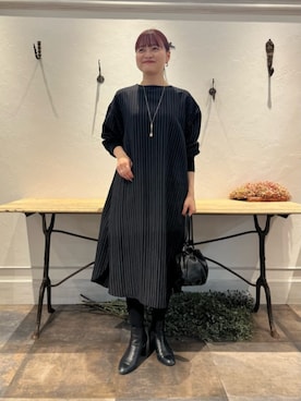 BEARDSLEYさん（レディース・154cm）の冬コーディネート