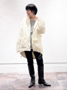 「アイテム（その他アウター）」を使った、BEARDSLEYさん（レディース・157cm）の夏コーディネート