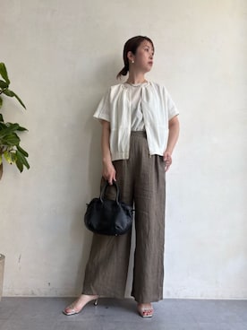 「BEARDSLEY（ビアズリー）のアイテム」を使った、BEARDSLEYさん（レディース・162cm）の春コーディネート