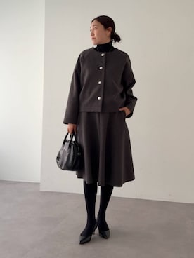 「アイテム（ボストンバッグ）」を使った、BEARDSLEYさん（レディース・164cm）の夏コーディネート