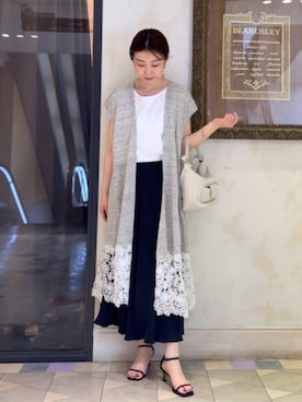 「リラックス」｜BEARDSLEYさん（レディース・154cm）の春コーディネート