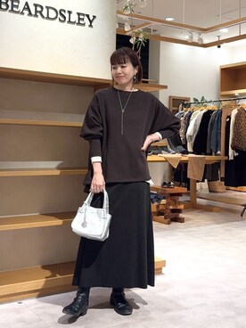 BEARDSLEYさん（レディース・160cm）の冬コーディネート
