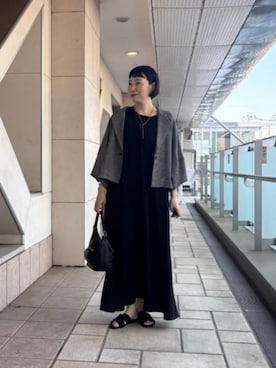 「BEARDSLEY（ビアズリー）のアイテム（ジャケット/アウター）」を使った、BEARDSLEYさん（レディース・157cm）の春コーディネート