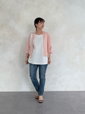 「リラックス」｜BEARDSLEYさん（レディース・152cm）の春コーディネート