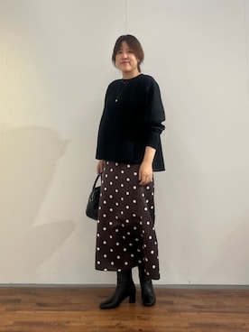 「BEARDSLEY（ビアズリー）のアイテム」を使った、BEARDSLEYさん（レディース・160cm）の秋コーディネート