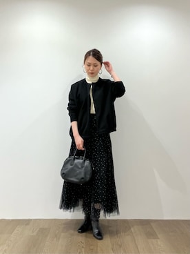 「BEARDSLEY（ビアズリー）のアイテム」を使った、BEARDSLEYさん（レディース・155cm）の秋コーディネート