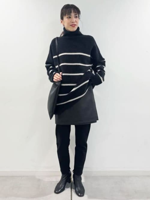 セール】《15 quinze》ウールパイルリバーシブルチュニック（ニット