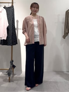 BEARDSLEY（ビアズリー）の「裾レースチュニック（シャツ/ブラウス