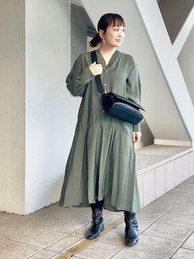 BEARDSLEYさん（レディース・156cm）の秋コーディネート