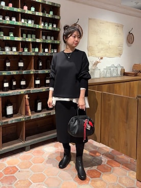 BEARDSLEYさん(レディース・154cm)の冬コーディネート