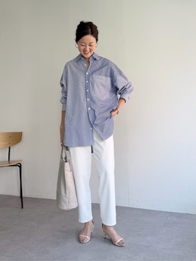「BEARDSLEY（ビアズリー）のアイテム」を使った、BEARDSLEYさん（レディース・166cm）の夏コーディネート