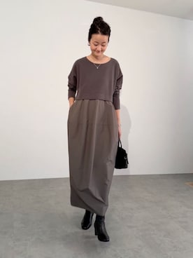 「BEARDSLEY（ビアズリー）のアイテム」を使った、BEARDSLEYさん（レディース・166cm）の秋コーディネート