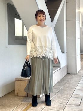 BEARDSLEYさん（レディース・156cm）の冬コーディネート