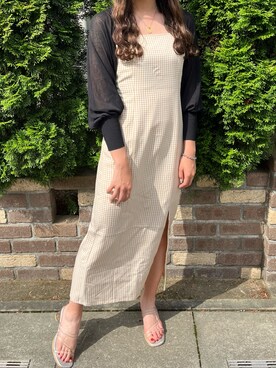 「アイテム（ワンピース/ドレス）」を使った、瑛さん（レディース・164cm・20代）の夏コーディネート