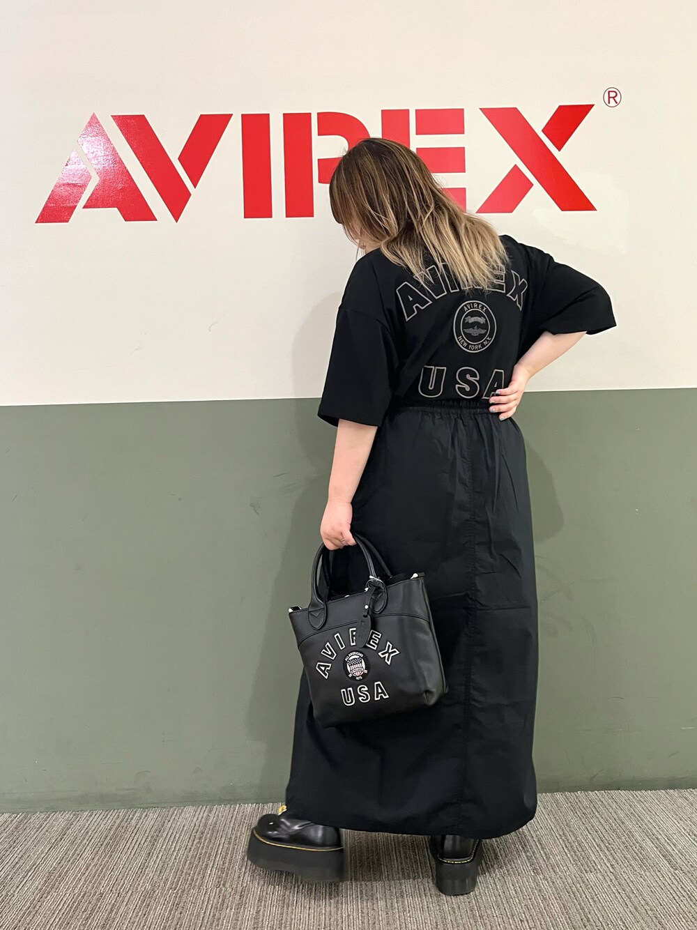 AVIREX(アヴィレックス)の「VARSITY LEATHER MINI-TOTE BAG AVIREX(アヴィレックス)の「VARSITY LEATHER MINI-TOTE BAG