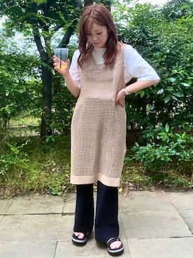 「Furryrate（ファーリーレート）のアイテム」を使った、みぃーさん（レディース・153cm）の夏コーディネート