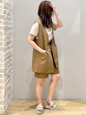 みぃーさん（レディース・153cm）の夏コーディネート