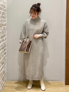 みぃーさん(レディース・153cm)の冬コーディネート