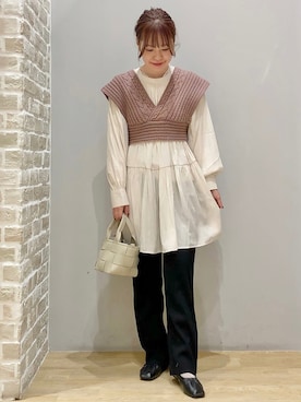 みぃーさん（レディース・153cm）の秋コーディネート