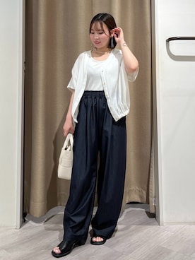 「アイテム（キャミソール）」を使った、rnさん（レディース・149cm）の夏コーディネート