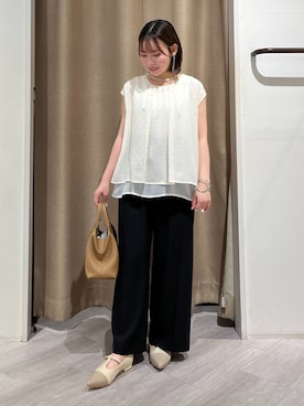 「アイテム（パンプス）」を使った、rnさん（レディース・149cm）の夏コーディネート