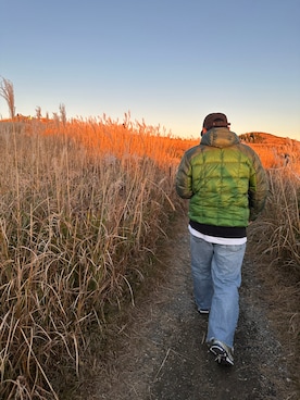 「アイテム（キャップ）」を使った、タボつさん（メンズ・168cm）の秋コーディネート