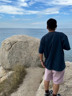 「ハーフパンツ」｜タボつさん（メンズ・168cm）の秋コーディネート