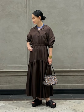 「UNITED ARROWS（ユナイテッドアローズ）のアイテム」を使った、YONEHAMAさん（レディース・157cm）の夏コーディネート