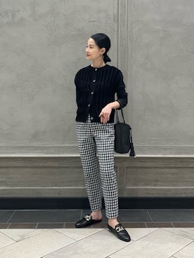 「united arrows」｜「アイテム（その他シューズ）」を使った、YONEHAMAさん（レディース・157cm）の春コーディネート