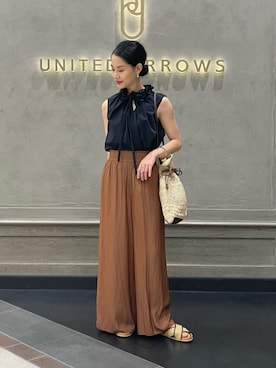 YONEHAMAさん（レディース・157cm）の夏コーディネート