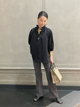 YONEHAMAさん（レディース・157cm）の春コーディネート