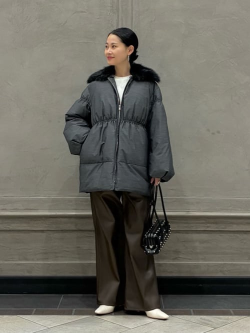 セール】ペプラム ミドル ダウンコート（ダウンジャケット/コート