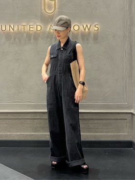 「UNITED ARROWS（ユナイテッドアローズ）のアイテム」を使った、YONEHAMAさん（レディース・157cm）の夏コーディネート